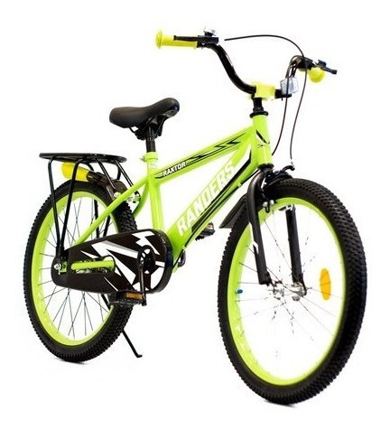 Imagen 2 de 9 de Bicicleta Infantil Verde Rodado 20