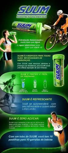 Suum Tangerina Repositor Isotonico Eletrolítico 10 Pastilhas