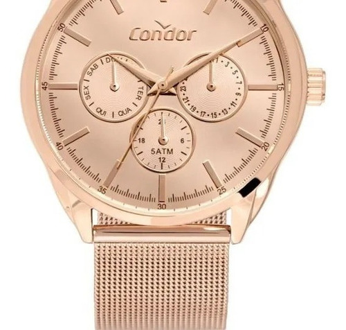 Relógio Condor Rose Feminino Co6p29jm/4j