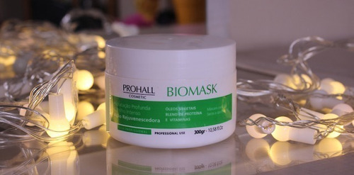 Hidratação Profunda +brilho Intenso Biomask Prohall 300g