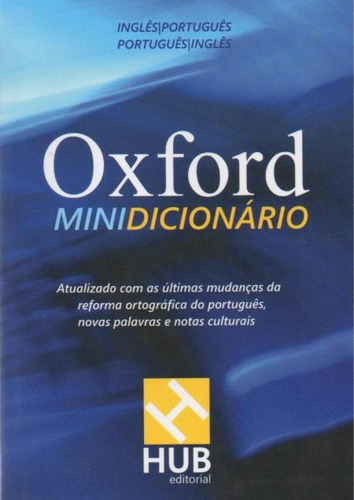 Oxford Minidicionario - Portugues/ingles - Ingles/portugue