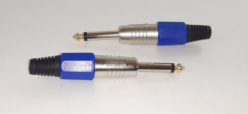 Imagen 2 de 3 de Conector Plug 6.5mm. Plug 1/4 Mono Para Sonido Profesional