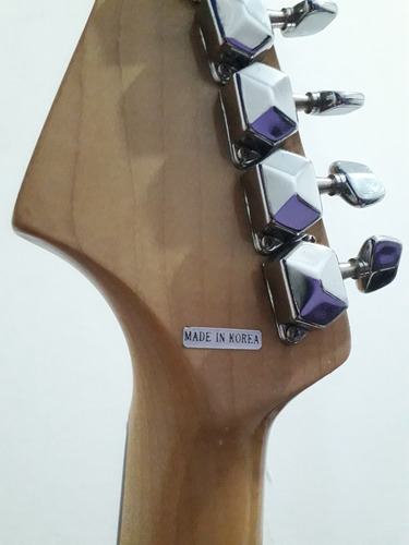 Guitarra Eléctrica Hyundai Stratocaster Korea 1990 (usado) Diestro Negro Palo De Rosa (Usado)