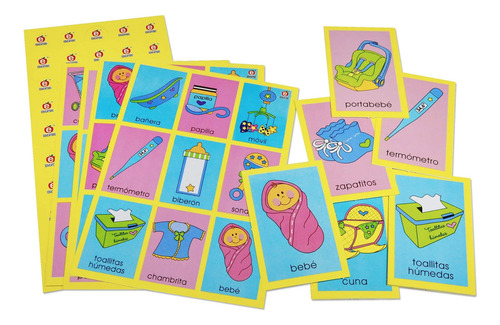 Loteria Arcoíris Baby Shower