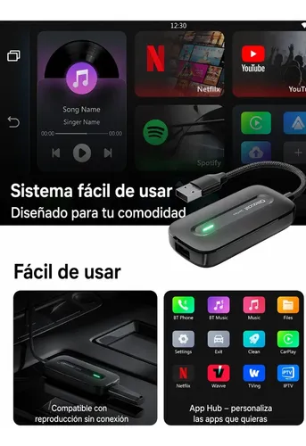 Ottocast Play2video Ultra Express Adaptador Carplay E