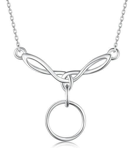 Svodea Collar De Nudo Celta Para Mujer, Plata De Ley 925, Co