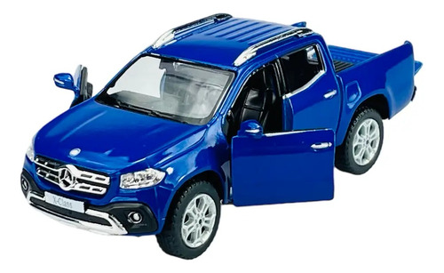 Mercedes-benz Clase A Escala 1:42 Kinsmart / 12,5cms / Azul.