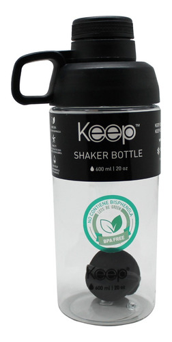 Botella Keep Shaker Bottle 600ml Universo Binario