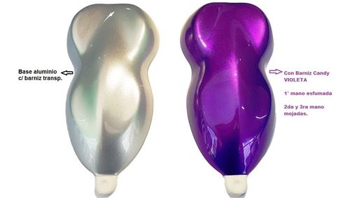 Imagen 2 de 4 de Tinta Candy Concentrada Color Violeta X 150 Ml.