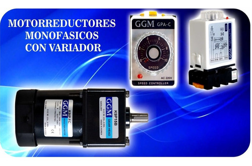 Motor Y Reductor Monofasico De 60w Con Variador De Velocidad