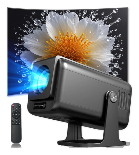 Proyector Hy500 Max Android 4k 13 Wifi Bt 5 1080p Negro