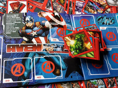 Avengers Album Sd Todas Las Figuritas Para Completarlo