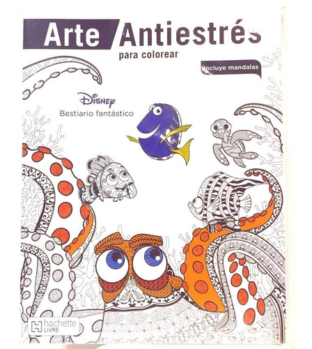 Disney Libro Mandalas Buscando Nemo Nuevo Original Cerrado