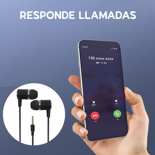 Audifonos Alambricos Celular Manos Libres Microfono In Ear