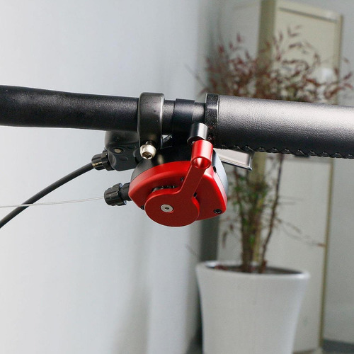 Accesorio De Cambio De Palanca Para Bicicletas Rojo Negro
