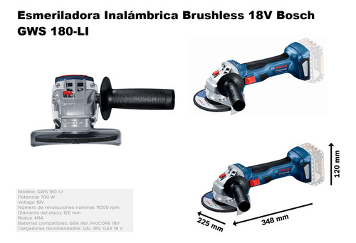Kit Combo 5 Multiherramientas 18v Bosch +2 Baterías+cargador