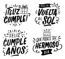 Comprar Calcomanias Personalizadas Para Globos Rotuladas Cumpleaños 