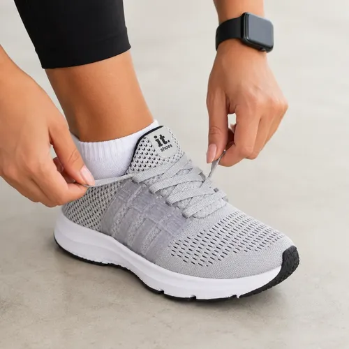 Kit Tenis Feminino Academia + Relógio Digital Led + Meia - R$ 94,9
