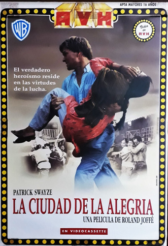 La Ciudad De La Alegría  Afiche Original Avh 1992 