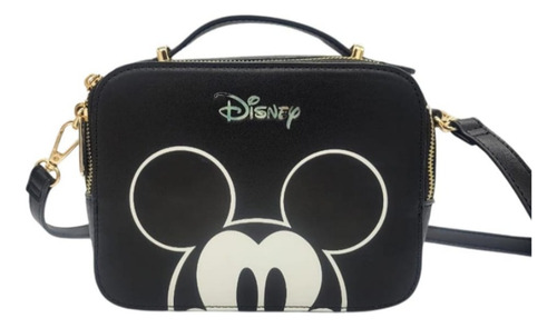 Croosbody Disney Rosa Claro Estampada Dorado Rosa Claro