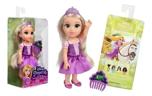 Muñeca Rapunzel Articulada 16cm Disney Tapimovil