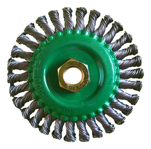 Cepillo Tipo Cnico De Alambre Trenz 4-1/2 Austromex Aus2850