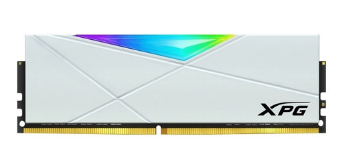 Ram Adata D50 Ddr4 8gb 3200 Blanco Rgb Ax4u32008g16a-sw50