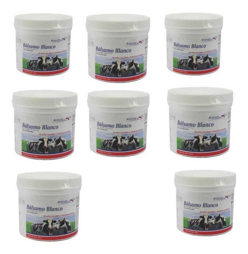 Balsamo Blanco De 240 Gr Pack De 8 Pz Laboratorio Arandas. 