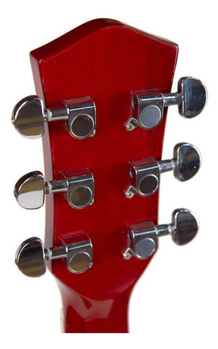 Imagen 6 de 9 de Guitarra Acústica Creep Con Funda Eq 5 Bandas Red C/corte