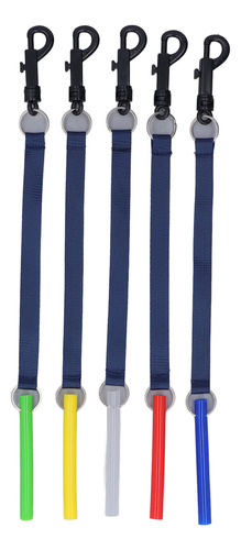 Hollow Teethers Tubes 5pcs Baby Teething Toy Sling Silicone