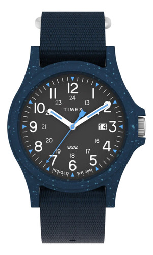 Reloj Para Hombre Timex Reclaim Ocean Tw2v81800 Azul