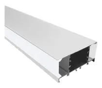 Comprar Perfil De Aluminio Bidireccional Doble Cinta Led Tramo 2m Luz Difusor Blanco Opal Bidireccional