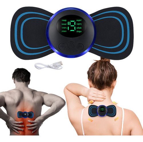 Massageador Portátil Recarregável Elétrico Dores Musculares