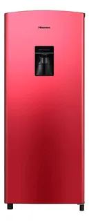 Refrigerador Hisense De 7p Rojo Con Despachador Rr63d6wrx
