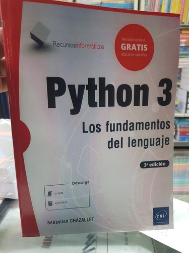 Libro Python 3 Los Fundamentos Del Lenguaje 3ra Edición 
