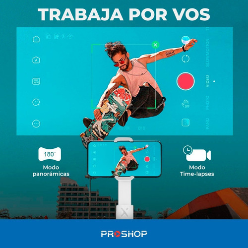 Imagen 4 de 9 de Estabilizador Gimbal Zhiyun Smooth X Combo Tripode Celular!!
