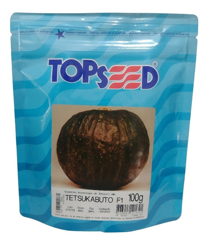 Semente Abóbora Híb Cabotia Tetsukabuto Topseed 200g (2x100)