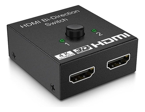 Switch Hdmi De 1 Salida 2 Entradas Bidireccional