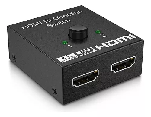 Switch HDMI Bidireccional 2K 4K 1 Entrada / 2 Salidas USB-C