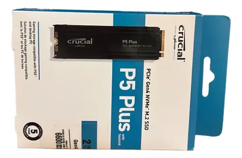 Ssd Crucial P5 Plus 2tb M.2 2280 Pci-e 4.0 Gen4 6600mb/s Nvme Com