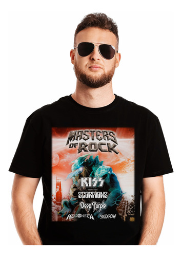 Polera Kiss Masters Of Rock Chile 2023 Abominatron