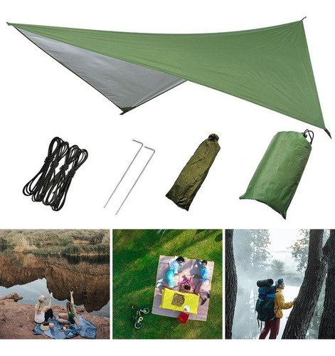 Tenda Resistente Lona Rede Capa Chuva Fly Area 3.22cm²