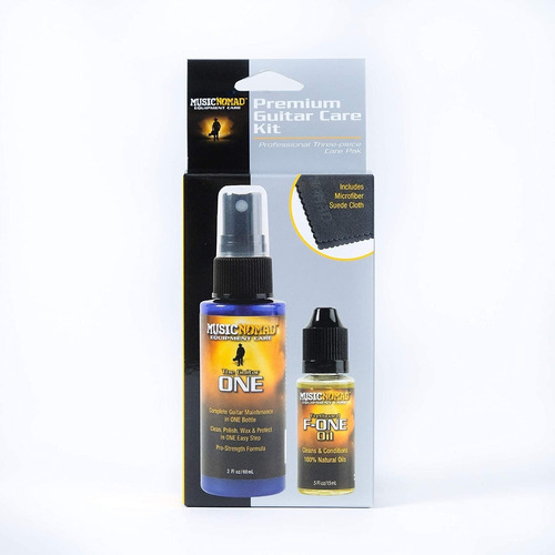 Kit Limpieza Guitarra Bajo Musicnomad Premium Guitar Care 