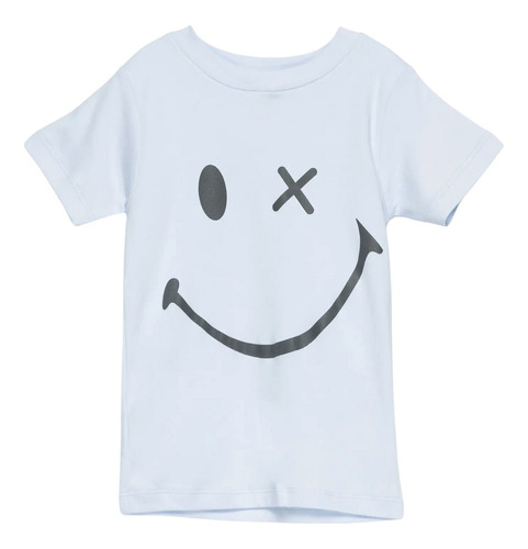 Polera Celeste Smile Coyote Kids