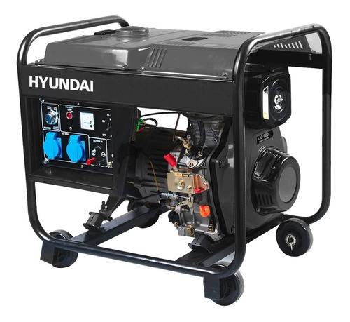 Generador Diesel Trifásico Arranque Eléctrico 8 Kva Hyundai