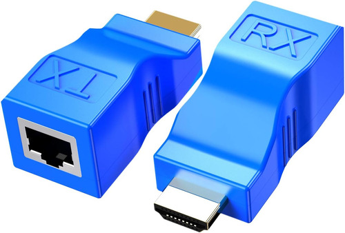 Extensor Hdmi, Extensor De Cable De Red Hdmi A Rj45 Repetido