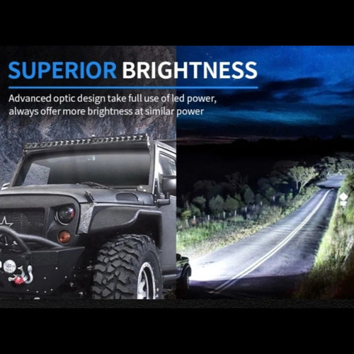 Barra Led Aurora Rgb D6 Ultra Spot 40 PuLG Can Am 4x4 Atv