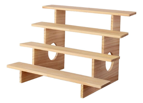 Soporte De Exhibición De Madera, Soporte Escalonado,