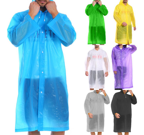 Pack 10 Ponchos Protector De Lluvia Impermeable Calidad