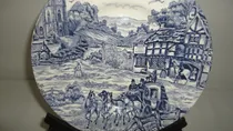 Comprar Plato Todo Decorado Diseño Con Carruaje Impecable Miralo